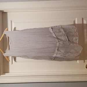 100% Silk sleeveless dress made in Italy